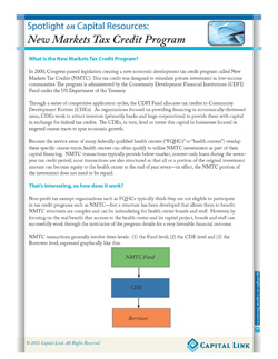 NMTC Resource2012Cover Page 1