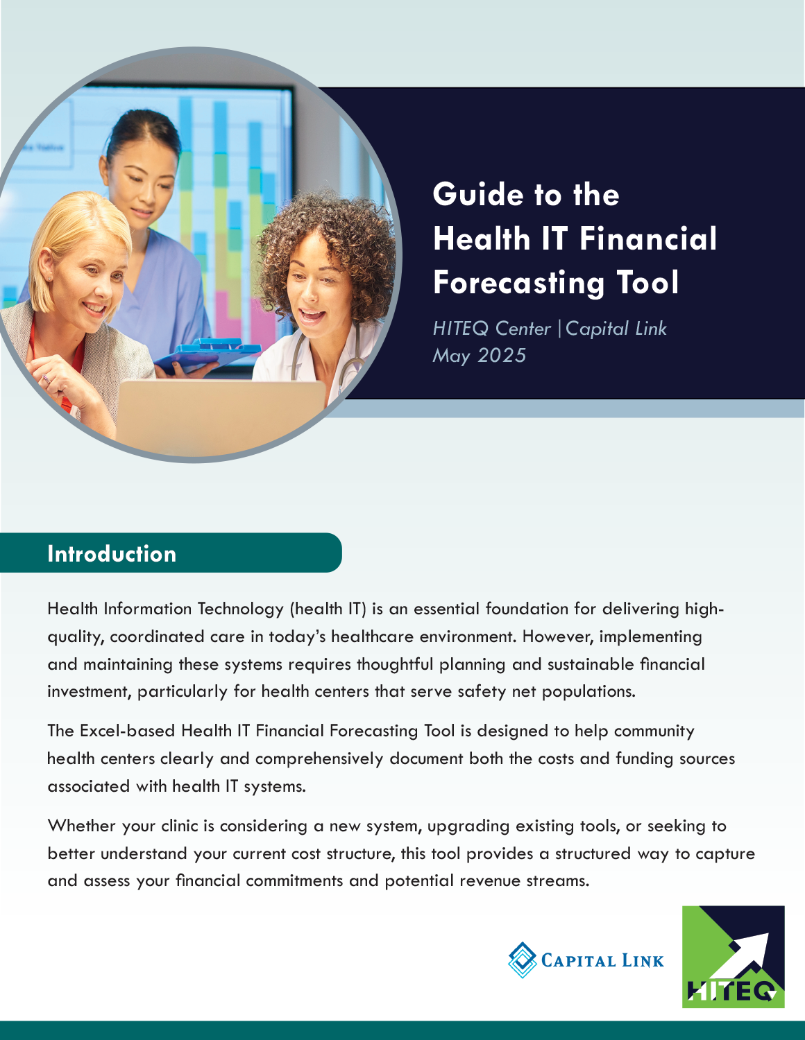 HITEQ Health IT Costing Tool Guide 2025 COVER